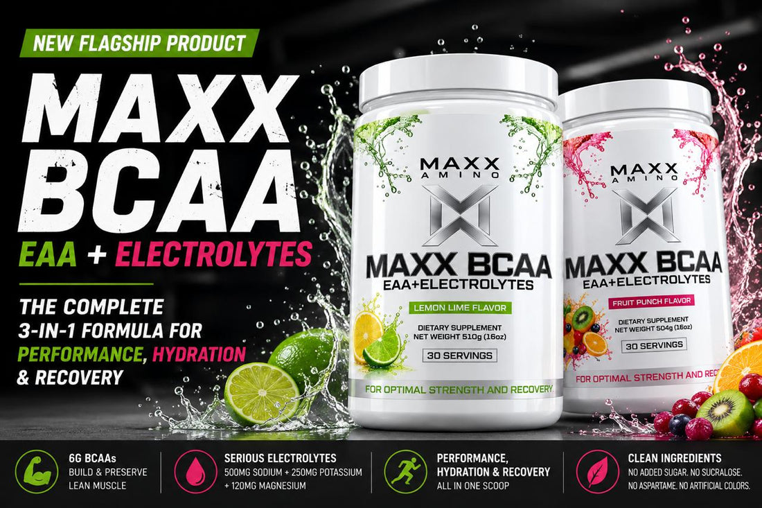 MAXX AMINO Launches Its New Flagship BCAA + EAA + Electrolyte Formula