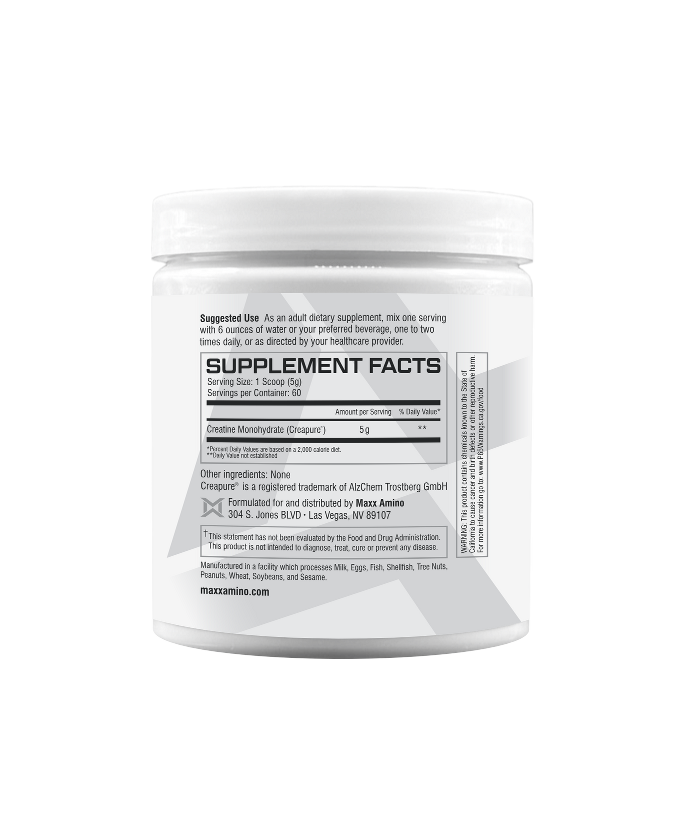 1 Bottle – Creapure® Creatine